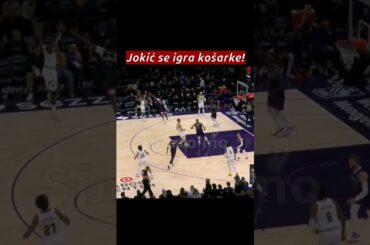 Nikola Jokić maestro igre! Tripl dabl uz čarobni pas! #nikolajokic #jokicmvp #shorts #tripledouble