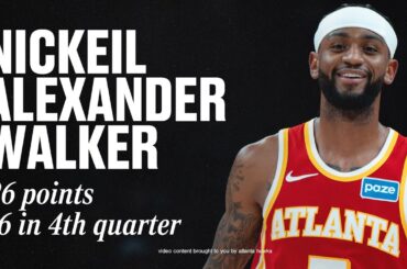 Nickeil Alexander Walker keys HUGE 22-point Hawks comeback with 26 Points, 16 in 4th quarter