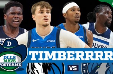 Dallas Mavericks Never Stood A Chance Vs. Minnesota Timberwolves | DLLS MAVS POSTGAME