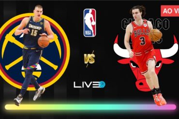 DENVER NUGGETS x CHICAGO BULLS - NBA AO VIVO l Nikola Jokic vs Josh Giddey