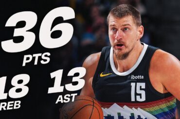 Nikola Jokić DID IT ALL With 36 PTS 18 REBS & 13 AST! | November 17, 2025