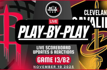 🔴LIVE - Houston Rockets vs Cleveland Cavaliers - Play-By-Play & Reactions (11/19/25)