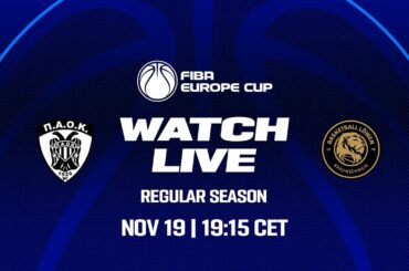 Regular Season | PBC v BLB | Full Basketball Game | FIBA Europe Cup 2025-26