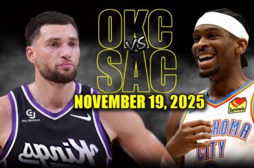 Oklahoma City Thunder vs Sacramento Kings Full Game Highlights - November 19, 2025 | NBA Season