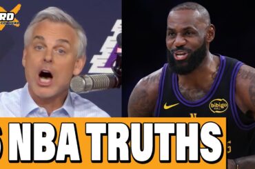 Colin Cowherd’s 6 NBA TRUTHS + LeBron James' Lakers season debut REACTION | THE HERD
