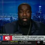ESPN SC | Detroit is LEGIT! - Perkins reacts to Pistons beat Hawks 120-112 for 11th straight win