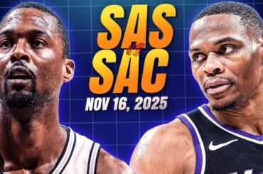San Antonio Spurs vs Sacramento Kings - FULL GAME HIGHLIGHTS | November 16, 2025 NBA Season