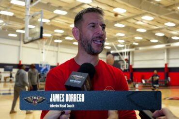 James Borrego on generating corner threes, Derik Queen | New Orleans Pelicans