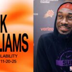 Mark Williams Phoenix Suns Practice Media | 11-20-25