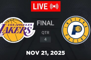 NBA LIVE! Los Angeles Lakers vs Indiana Pacers November 21, 2025 | 2025 NBA Season Live 2K