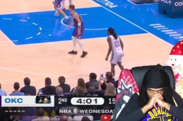 NAH WTF IS THIS!!! Thunder vs Lakers NBA Highlights 2025 (reaction)