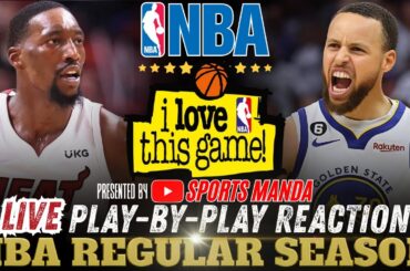 🔴MIAMI HEAT VS WARRIORS │ 2025 NBA REGULAR SEASON - Basketball Play-By-Play Reaction & Scoreboard