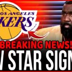 BREAKING: LAKERS SECURE IMPRESSIVE SIGNING! STAR ON THE LAKERS! LOS ANGELES LAKERS NEWS