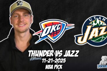 Oklahoma City Thunder vs Utah Jazz 11/21/25 NBA Free Picks & Prediction | NBA Betting Tips