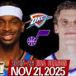 (LIVE) Oklahoma City Thunder vs Utah Jazz Emirates NBA Cup Live Stream
