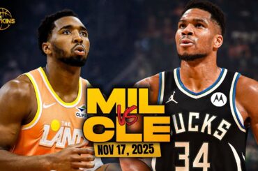 Milwaukee Bucks vs Cleveland Cavaliers Full Game Highlights | Nov 17, 2025 | FreeDawkins