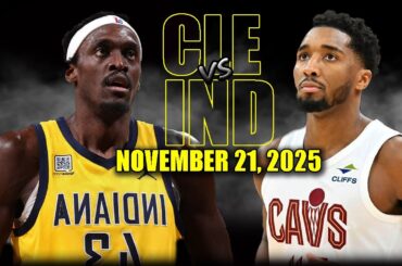 Cleveland Cavaliers vs Indiana Pacers Full Game Highlights - November 21, 2025 | NBA Season