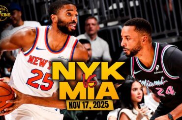 New York Knicks vs Miami Heat Full Game Highlights | Nov 17, 2025 | FreeDawkins