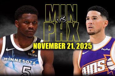 Minnesota Timberwolves vs Phoenix Suns Full Game Highlights - November 21, 2025 | NBA Season