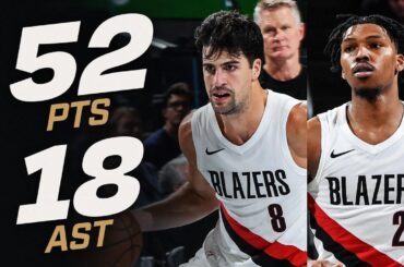 Deni Avdija (26 PTS & 13 AST) & Caleb Love (26 PTS)  Were In SYNC vs Warriors | November 21, 2025