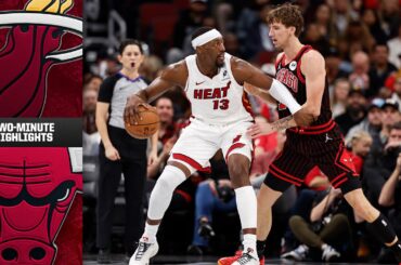 Miami Heat at Chicago Bulls (11/21/25) | Game Highlights | CHSN