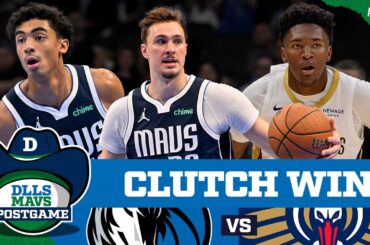 Cooper Flagg Shines In 4th Quarter In Dallas Mavericks CLUTCH Win Vs. Pelicans | DLLS MAVS POSTGAME