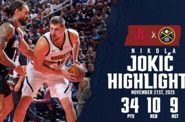 Nikola Jokić NEAR Triple-Double | Highlights vs. HOU