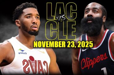 Los Angeles Clippers vs Cleveland Cavaliers Full Game Highlights - November 23, 2025 | NBA Season