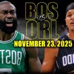Boston Celtics vs Orlando Magic Full Game Highlights - November 23, 2025 | NBA Season