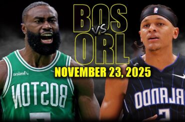 Boston Celtics vs Orlando Magic Full Game Highlights - November 23, 2025 | NBA Season