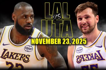 Los Angeles Lakers vs Utah Jazz Full Game Highlights - November 23, 2025 | NBA Season