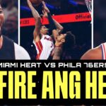 ON FIRE ang Miami Heat! BALANCED scoring! Powell, Adebayo, Ware at Jaquez! Heat vs 76ers