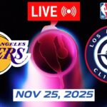 NBA LIVE! Los Angeles Lakers vs Los Angeles Clippers November 25, 2025 | NBA Season Live 2K