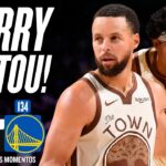 CURRY domina e GUI SANTOS tem boa atuação na vitória dos WARRIORS – Melhores Momentos