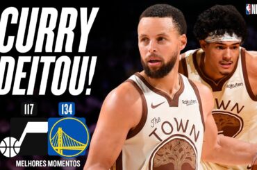 CURRY domina e GUI SANTOS tem boa atuação na vitória dos WARRIORS – Melhores Momentos