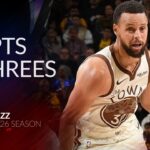 Stephen Curry 31 pts 6 threes vs Jazz 25/26 season