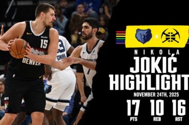 Nikola Jokić 10TH Triple-Double | Highlights vs. MEM