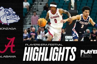 Gonzaga vs. Alabama: 2025 Players Era Festival men's basketball highlights