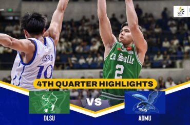 DLSU vs. ATENEO | 4TH QUARTER HIGHLIGHTS | UAAP SEASON 88 MEN’S BASKETBALL ROUND 2 | NOVEMBER 26