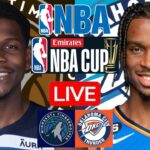 LIVE: MINNESOTA TIMBERWOLVES vs OKLAHOMA CITY THUNDER | NBA | PLAY BY PLAY | SCOREBOARD