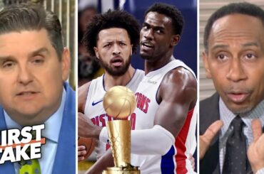 FIRST TAKE | "Cade Cunningham is on a roll" - Brian Windhorst believes Pistons can make NBA Finals