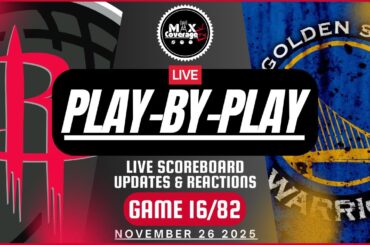 🔴LIVE - Houston Rockets vs Golden State Warriors - Play-By-Play & Reactions (11/26/25)