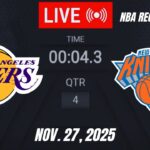 NBA LIVE! Los Angeles Lakers vs New York Knicks | November 27, 2025 | Lakers vs Knicks Live 2K26