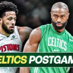 Garden Report: Celtics vs Pistons Post Game Show on CLNS Media - C's Win Game of the Year vs Detroit