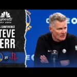 Steve Kerr shares Steph Curry injury update after Warriors' loss to Rockets | NBC Sports BA