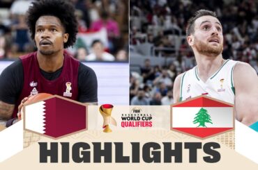 Qatar 🇶🇦 v Lebanon 🇱🇧 | Highlights | FIBA Basketball World Cup 2027 Asian Qualifiers