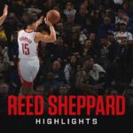 Reed Sheppard (31 points) Highlights vs. Golden State Warriors