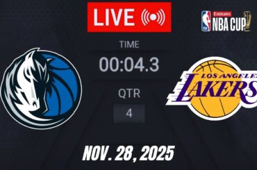 NBA LIVE!  Dallas Mavericks vs Los Angeles Lakers I November 28, 2025 | Lakers vs Mavericks Live