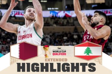 Qatar 🇶🇦 v Lebanon 🇱🇧 | Extended Highlights | FIBA Basketball World Cup 2027 Asian Qualifiers