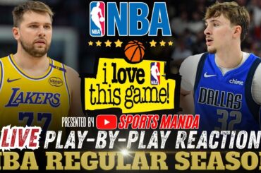 🔴LAKERS VS MAVERICKS │ 2025-26 NBA REGULAR SEASON - Basketball Play-By-Play Reaction & Scoreboard